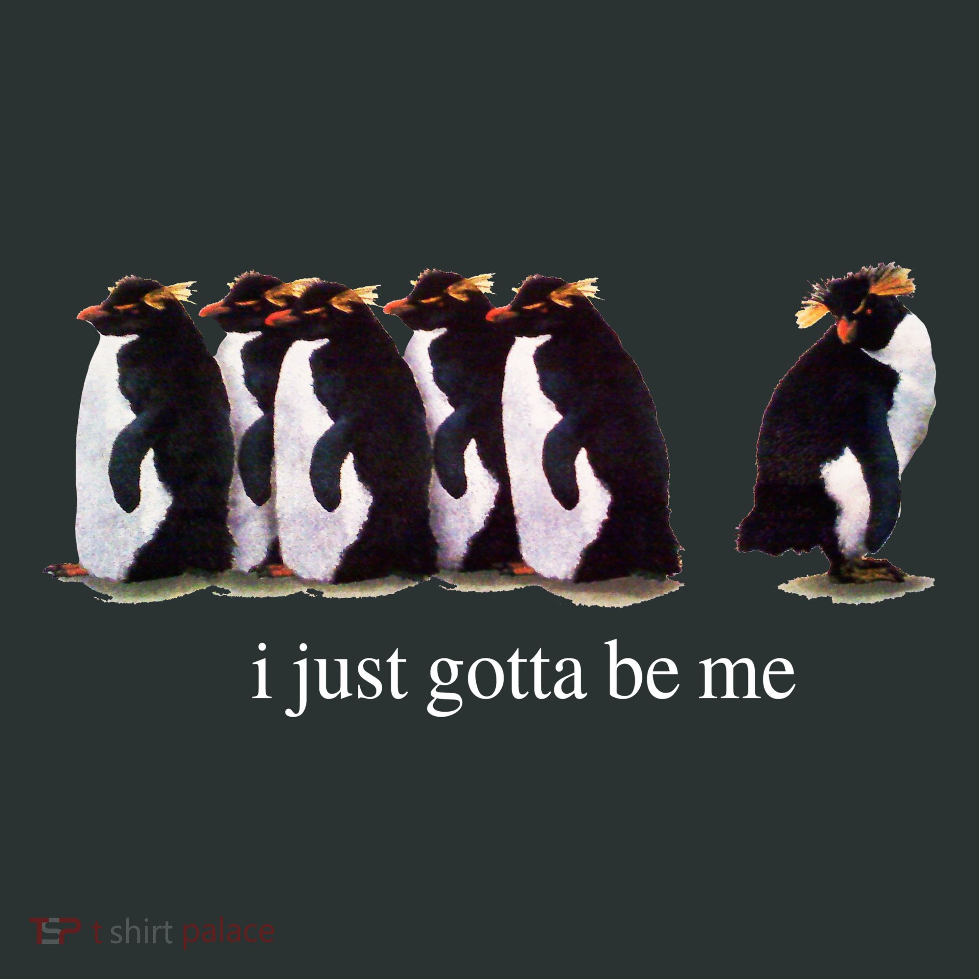 I Just Gotta Be Me Penguin Funny Tv Show Mousepad