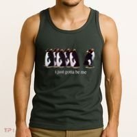 I Just Gotta Be Me Penguin Funny Tv Show Tank Top thumb 3