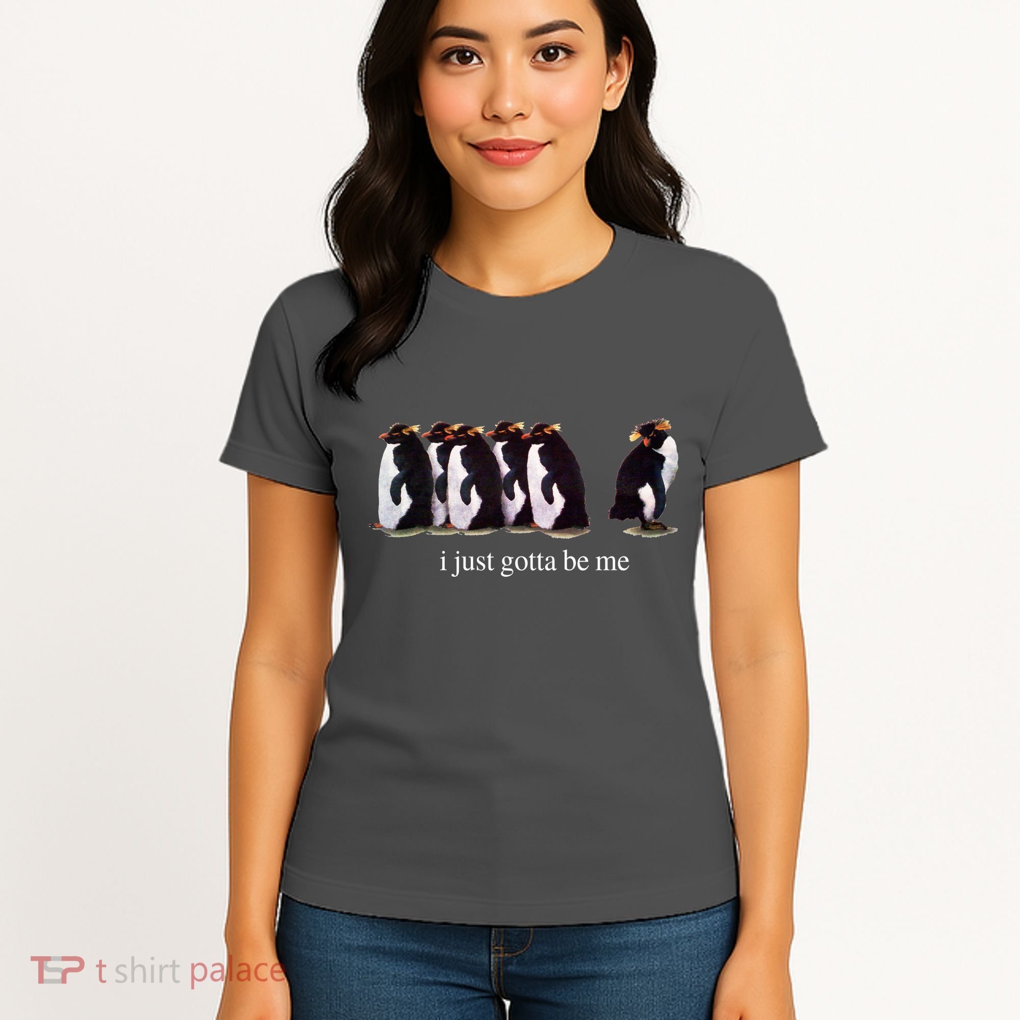 I Just Gotta Be Me Penguin Funny Tv Show Women's T-Shirt