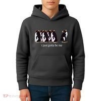 I Just Gotta Be Me Penguin Funny Tv Show Kids Hoodie thumb 4