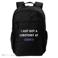 I Just Got A Lobotomy At Backpack thumb 0