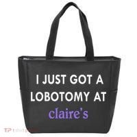 I Just Got A Lobotomy At Tote Bag thumb 0