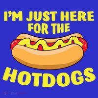 I'm Just Here For The Hotdogs Funny Hot Dog Gift Women's Tank Top thumb 5