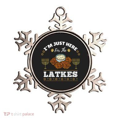 Im Just Here For The Latkes Chanukah Hanukkah  Ornament