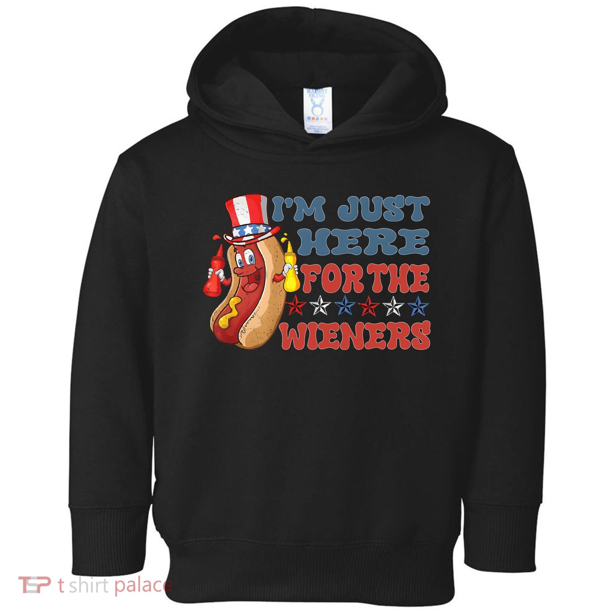 Im Just Here For The Wieners Sausage Toddler Hoodie