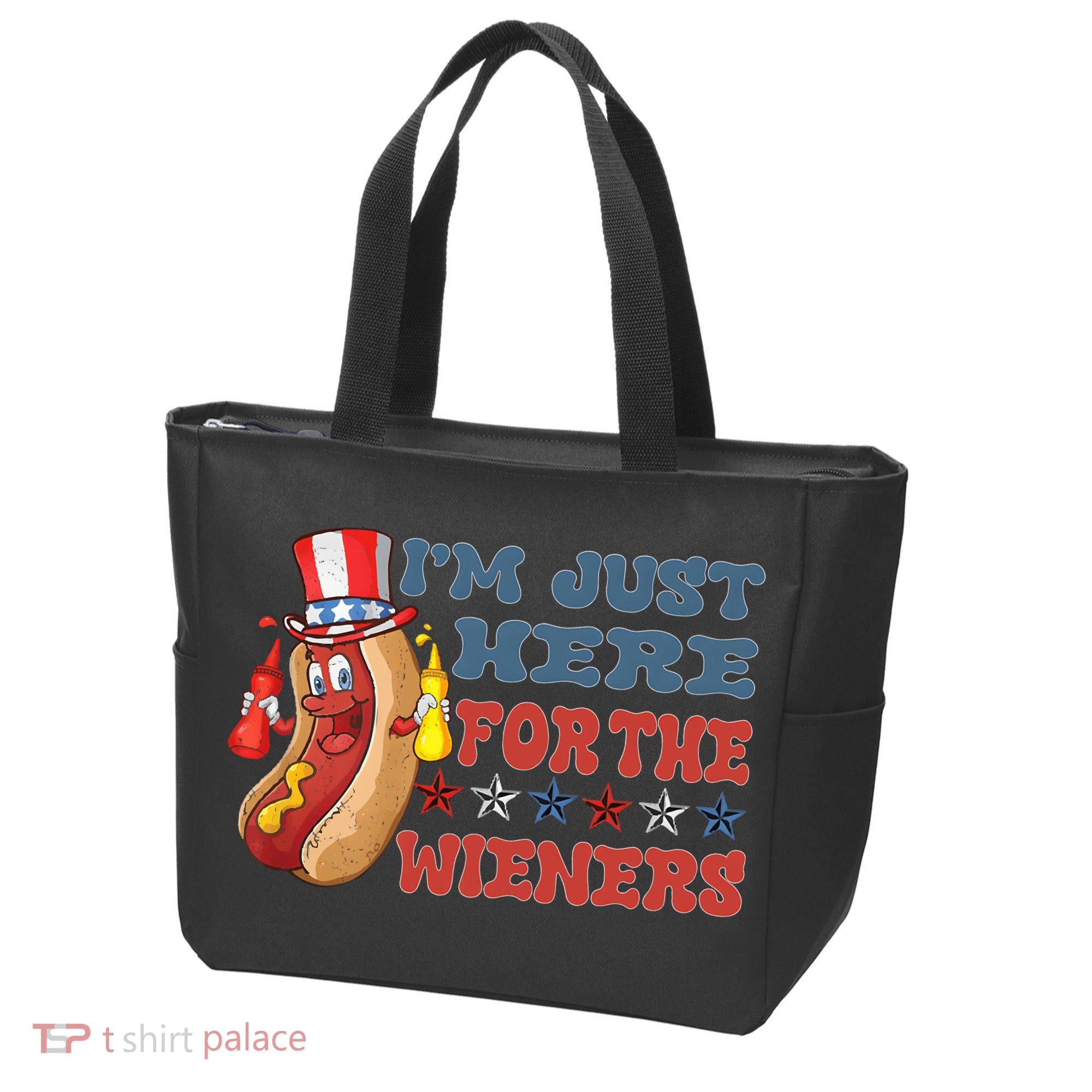 Im Just Here For The Wieners Sausage Tote Bag
