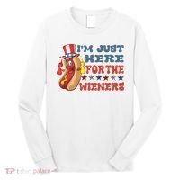 Im Just Here For The Wieners Sausage Long Sleeve Shirt thumb 0