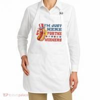 Im Just Here For The Wieners Sausage Apron thumb 2