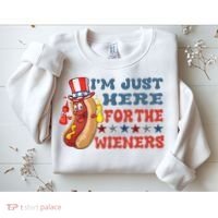 Im Just Here For The Wieners Sausage Sweatshirt thumb 2