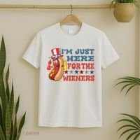 Im Just Here For The Wieners Sausage T-Shirt thumb 2