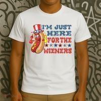 Im Just Here For The Wieners Sausage T-Shirt thumb 3