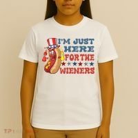 Im Just Here For The Wieners Sausage T-Shirt thumb 4