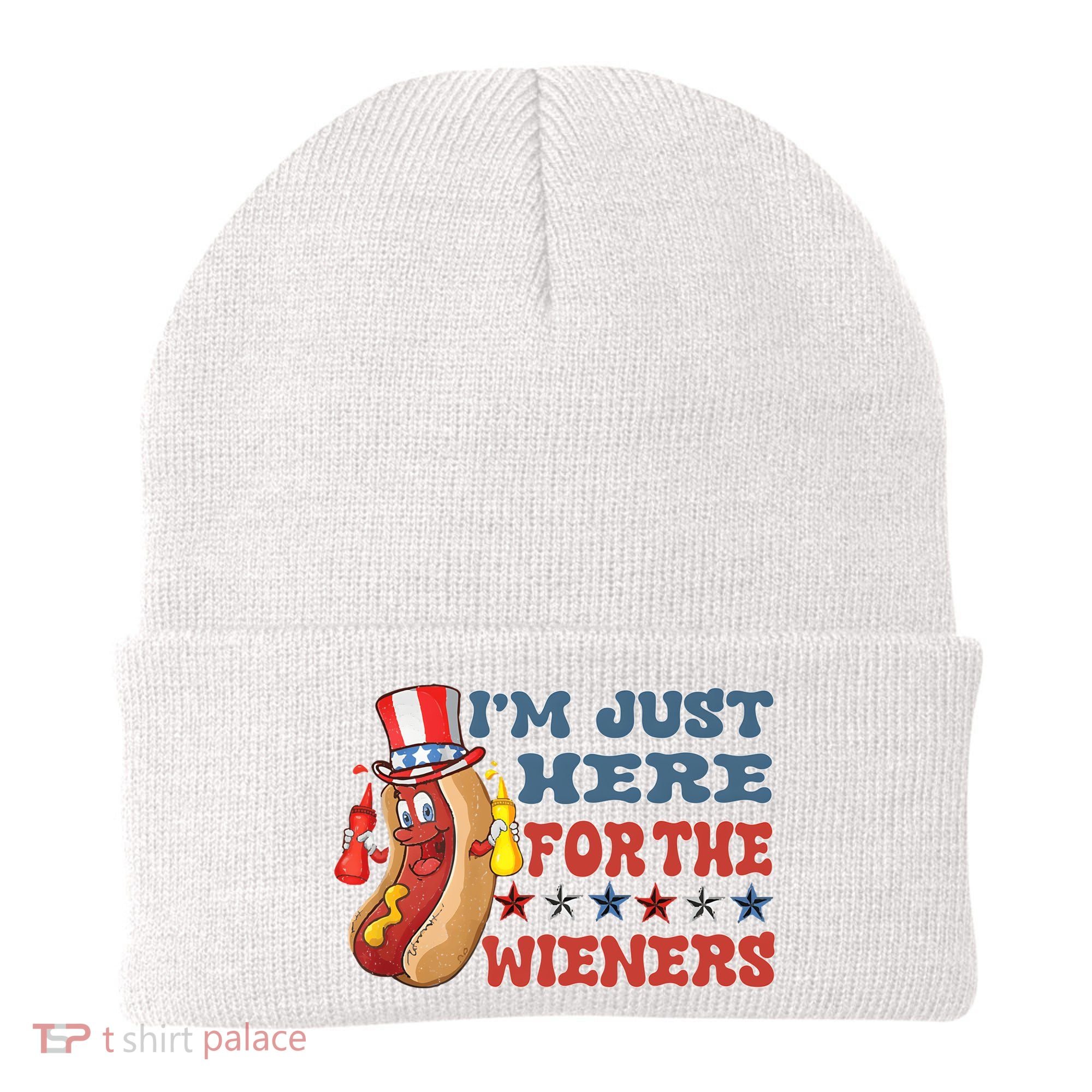Im Just Here For The Wieners Sausage Beanie
