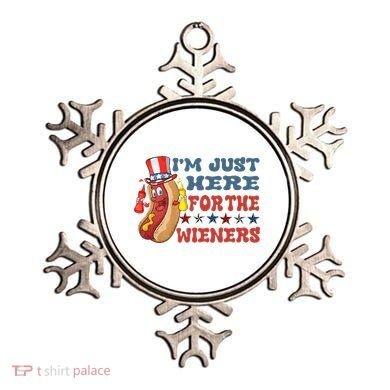 Im Just Here For The Wieners Sausage Ornament