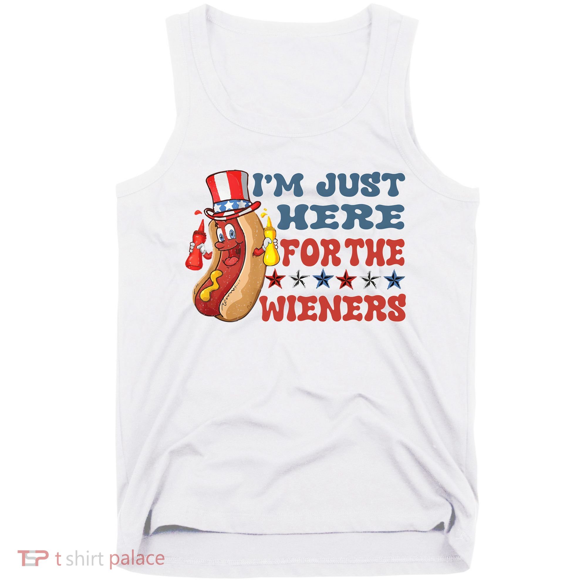 Im Just Here For The Wieners Sausage Tank Top