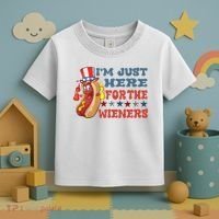 Im Just Here For The Wieners Sausage Toddler T-Shirt thumb 3