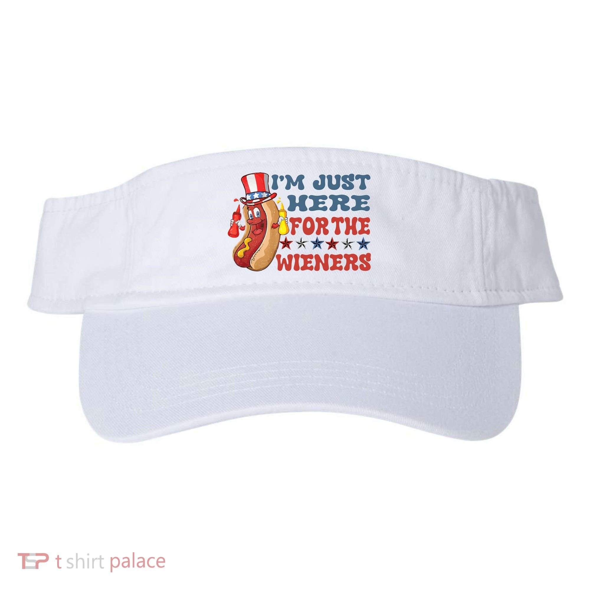 Im Just Here For The Wieners Sausage Visor