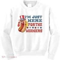 Im Just Here For The Wieners Sausage Kids Sweatshirt thumb 0