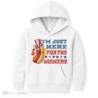 Im Just Here For The Wieners Sausage Kids Hoodie thumb 0