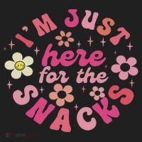 I'm Just Here For The Snacks Funny Saying Women's Sweatshirt thumb 2