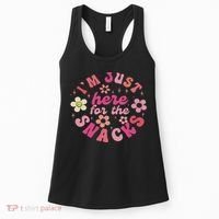 I'm Just Here For The Snacks Funny Saying Women's Tank Top thumb 0