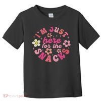 I'm Just Here For The Snacks Funny Saying Toddler T-Shirt thumb 0