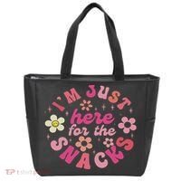 I'm Just Here For The Snacks Funny Saying Tote Bag thumb 0
