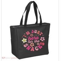 I'm Just Here For The Snacks Funny Saying Tote Bag thumb 2