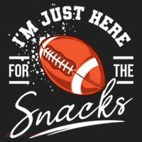 I'm Just Here For The Snacks Funny Football Tumbler thumb 3