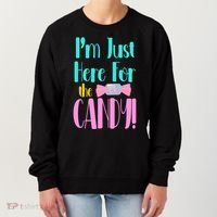 Im Just Here For The Candy Halloween Women's Sweatshirt thumb 0