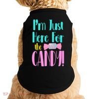 Im Just Here For The Candy Halloween Doggie Tank thumb 0