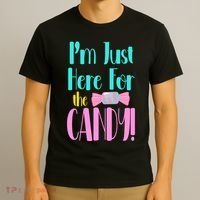 Im Just Here For The Candy Halloween T-Shirt thumb 3