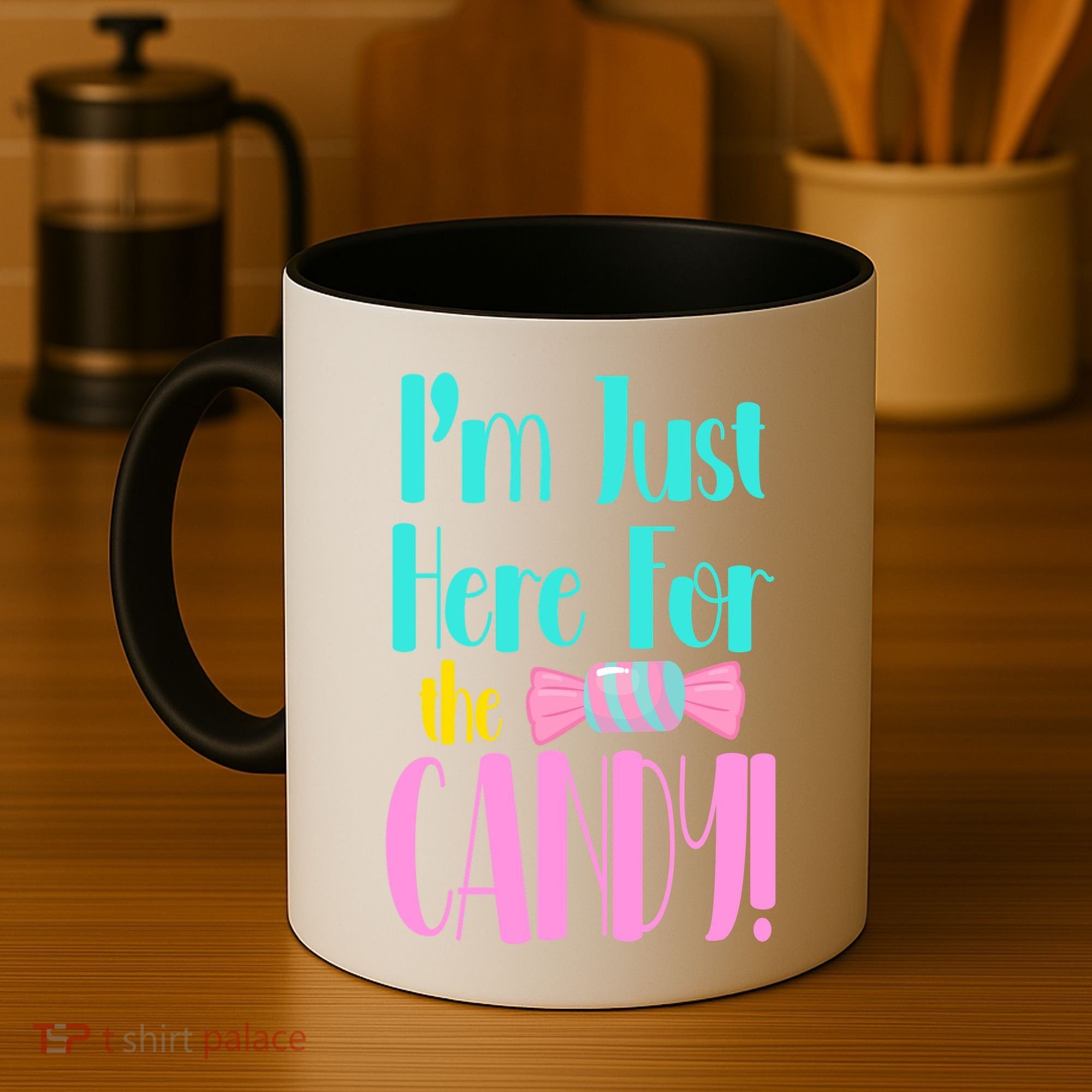 Im Just Here For The Candy Halloween Coffee Mug