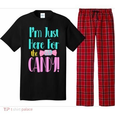 Im Just Here For The Candy Halloween Pajama Set