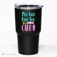 Im Just Here For The Candy Halloween Tumbler thumb 0