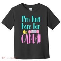 Im Just Here For The Candy Halloween Toddler T-Shirt thumb 0