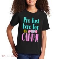 Im Just Here For The Candy Halloween Kids T-Shirt thumb 2