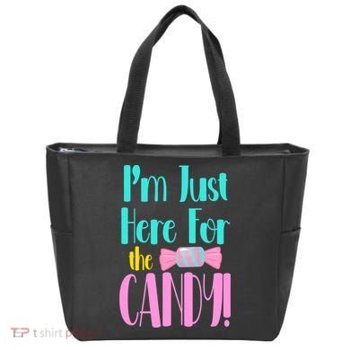 Im Just Here For The Candy Halloween Tote Bag