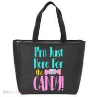 Im Just Here For The Candy Halloween Tote Bag thumb 0