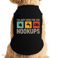 IM Just Here For The Hookups Doggie Tank thumb 0