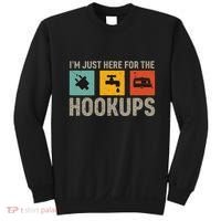 IM Just Here For The Hookups Sweatshirt thumb 0