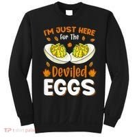 IM Just Here For The Deviled Eggs Sweatshirt thumb 0
