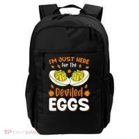 IM Just Here For The Deviled Eggs Backpack thumb 0