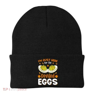 IM Just Here For The Deviled Eggs Beanie