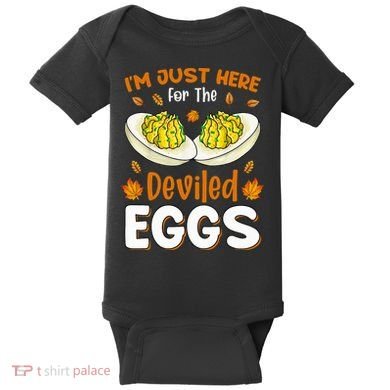 IM Just Here For The Deviled Eggs Baby Bodysuit