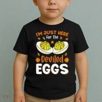 IM Just Here For The Deviled Eggs Toddler T-Shirt thumb 2