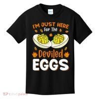 IM Just Here For The Deviled Eggs Kids T-Shirt thumb 0