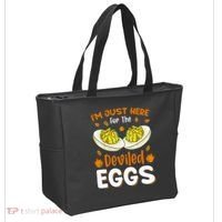 IM Just Here For The Deviled Eggs Tote Bag thumb 2