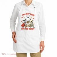 I'm Just Here For The Candy Halloween Costume Funny Apron thumb 2