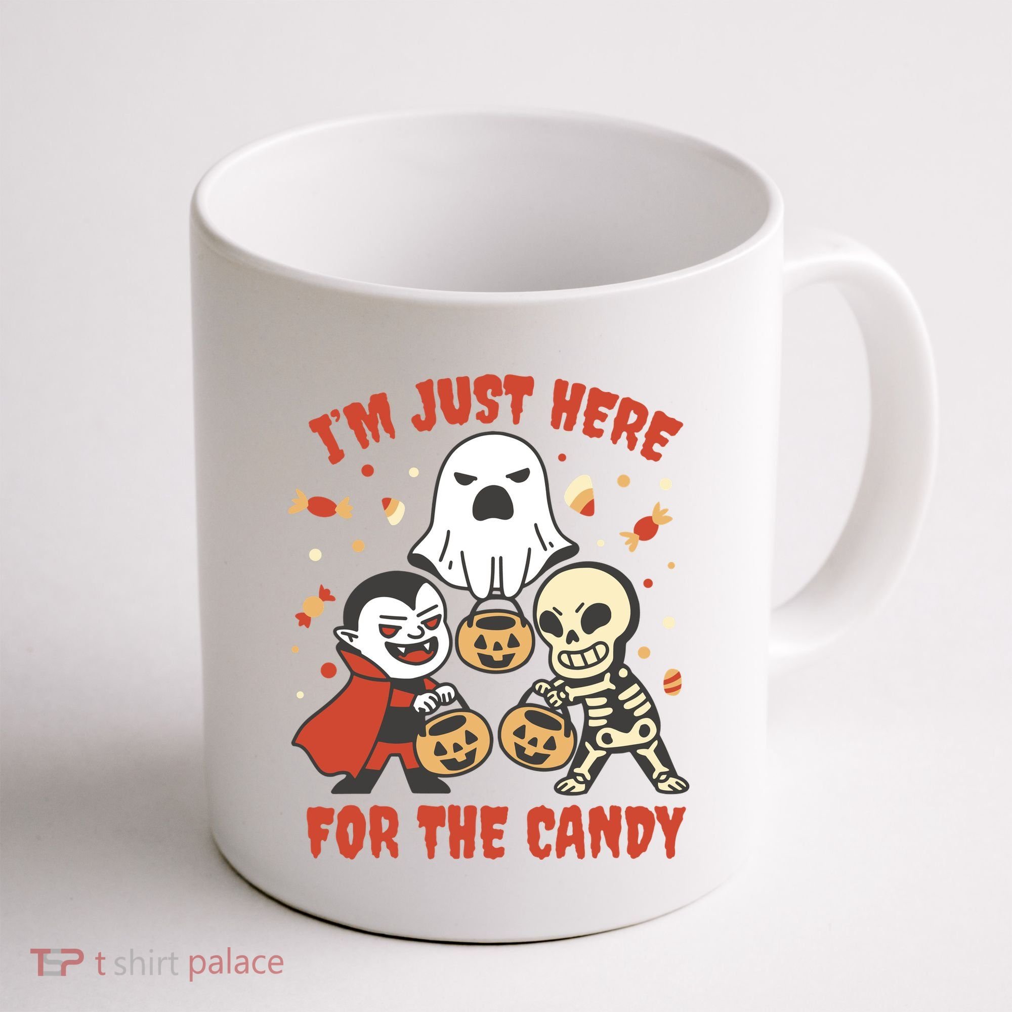 I'm Just Here For The Candy Halloween Costume Funny Coffee Mug